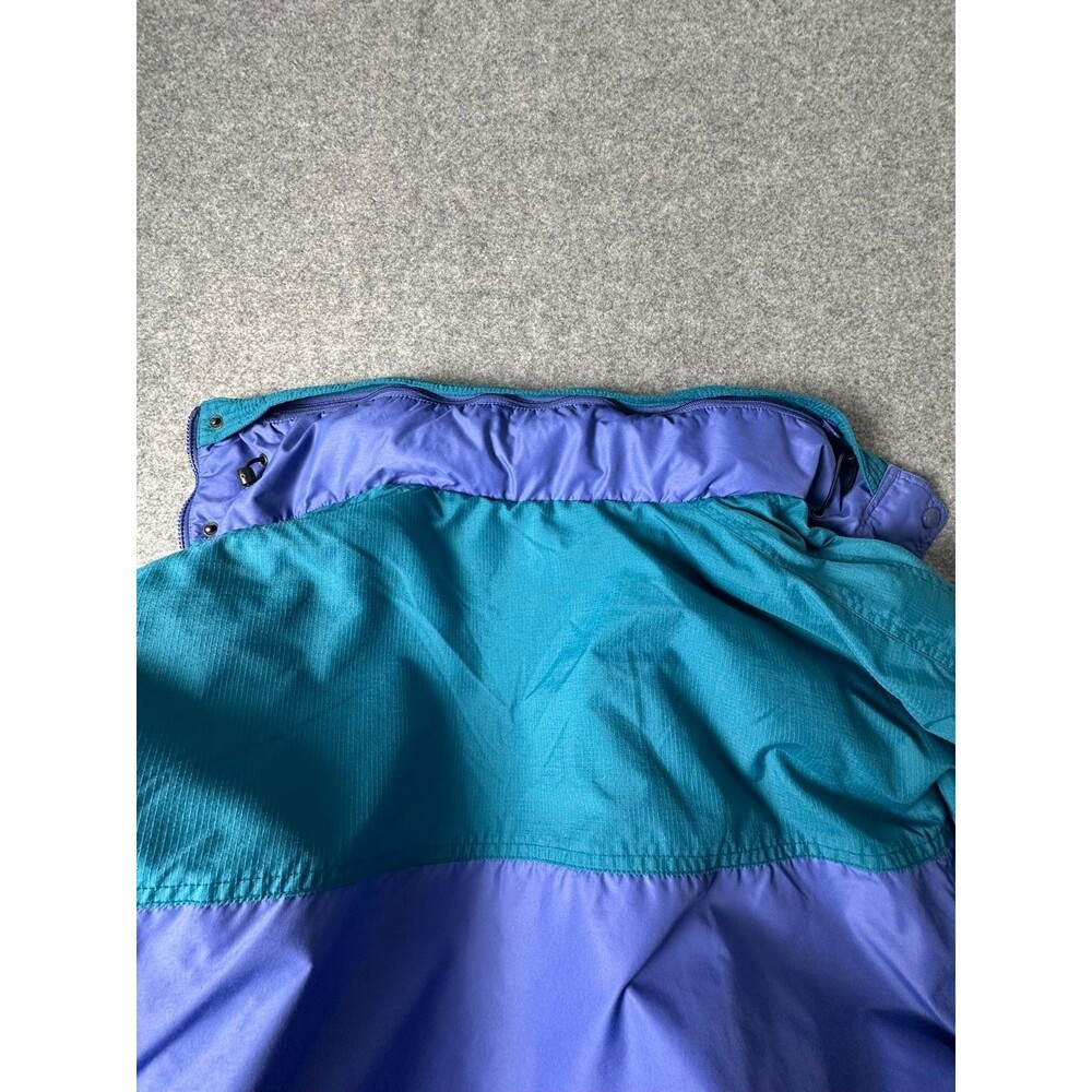 Vtg 90s Columbia Jacket Womens L F8 SL 5035 Colorblock Teal Purple Retro Ski - Picture 11 of 16